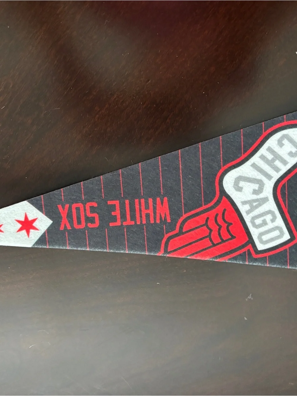 chic Black and Red Chicago White Sox Wall Pennant